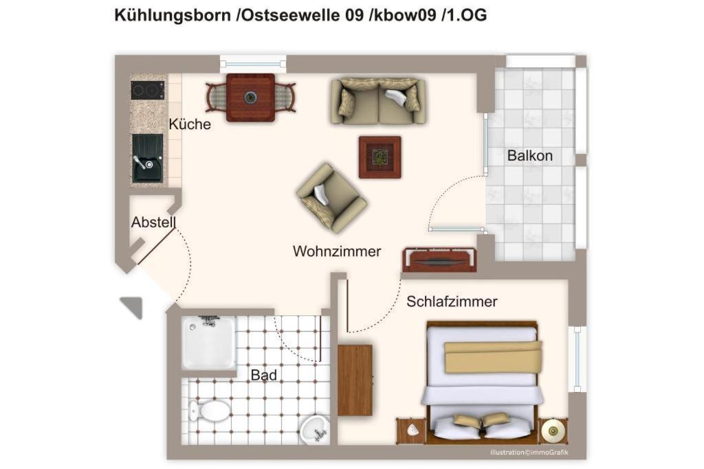 Ostseewelle Ostseewelle 009 Ostseebad Kühlungsborn Eksteriør bilde